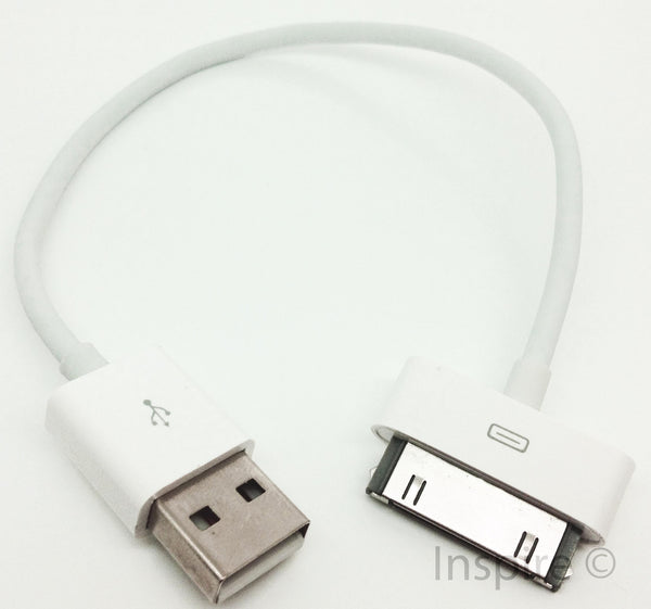 20CM USB Cable for iPhone 30 Pin White
