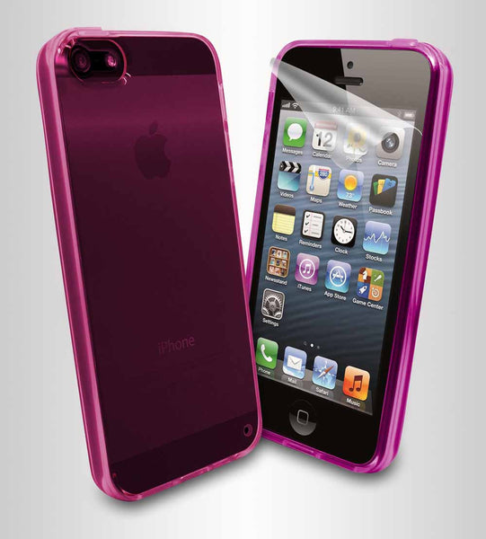 ip5 plain TPU case - Pink