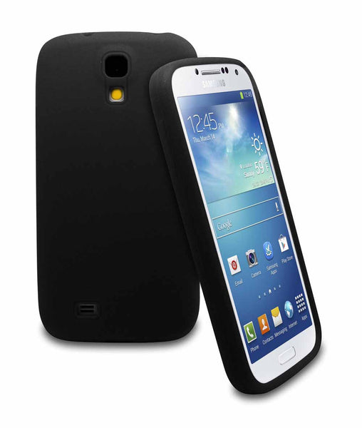 s4 plain silicone case - black