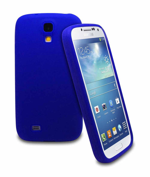 s4 plain silicone case - blue