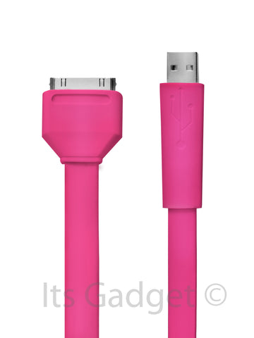 iPhone flat 3m USB Cable  - Pink