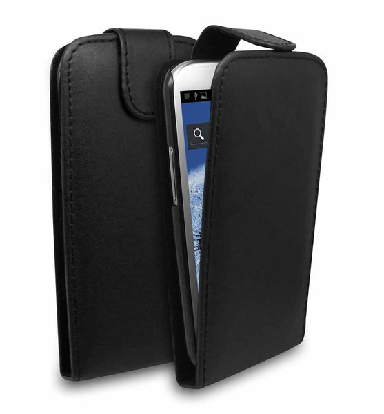 Samsung Galaxy S3 PU Leather Flip Case - Black