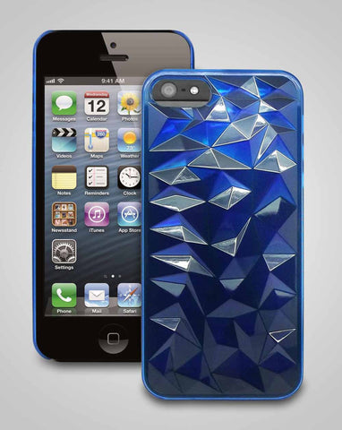 iPhone 5 3D Hard Case - Blue